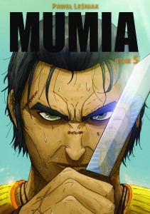 Mumia komiks TOM 5 -  komiks rysowany przez Pawła Leśniaka, czarnobiały.