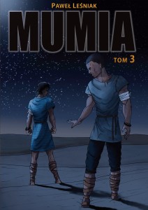MUMIA Komiks TOM 3 -  komiks rysowany przez Pawła Leśniaka, czarnobiały.